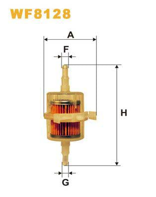 WIX Filters WF8128 Fuel Filter For Fiat 126 (126)