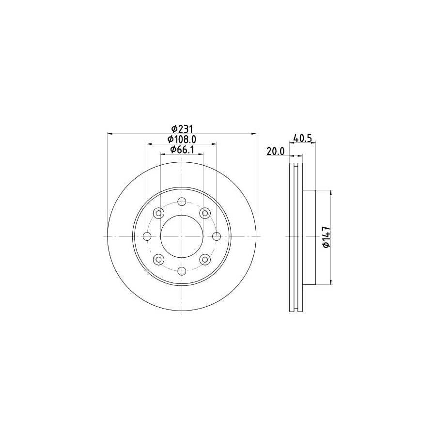 Mintex Mdc1806 Brake Disc