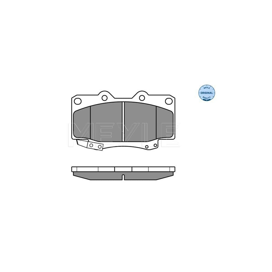 Meyle 025 216 7915/W Brake Pad Set