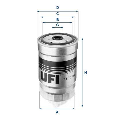 UFI 24.351.00 Fuel Filter