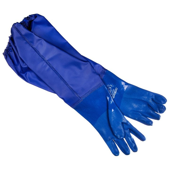 Amtech Long PVC Pond and Drain Gloves XL (Size:10) | ML Performance DIY & Power Tools