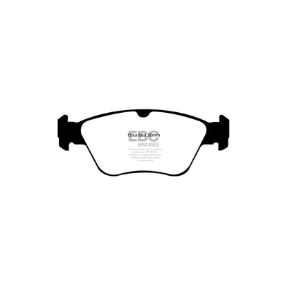 EBC PD02KF515 Mercedes-Benz T210 Redstuff Front Brake Pad & Plain Disc Kit - ATE Caliper 2 | ML Performance UK Car Parts