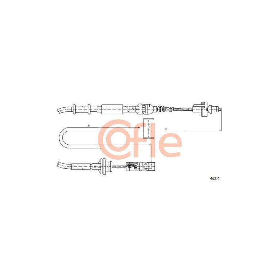 Cofle 92.462.4 Clutch Cable