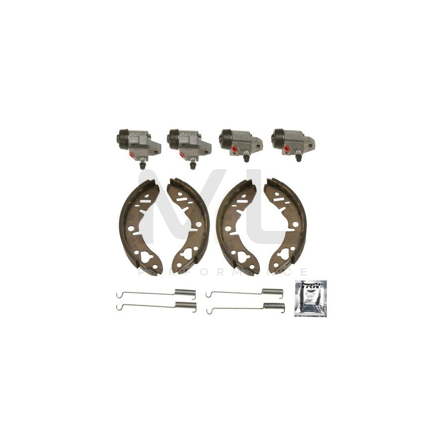 TRW Brake Kit BK1851 Brake Shoe Set for AUSTIN MINI with wheel brake cylinder | ML Performance Car Parts