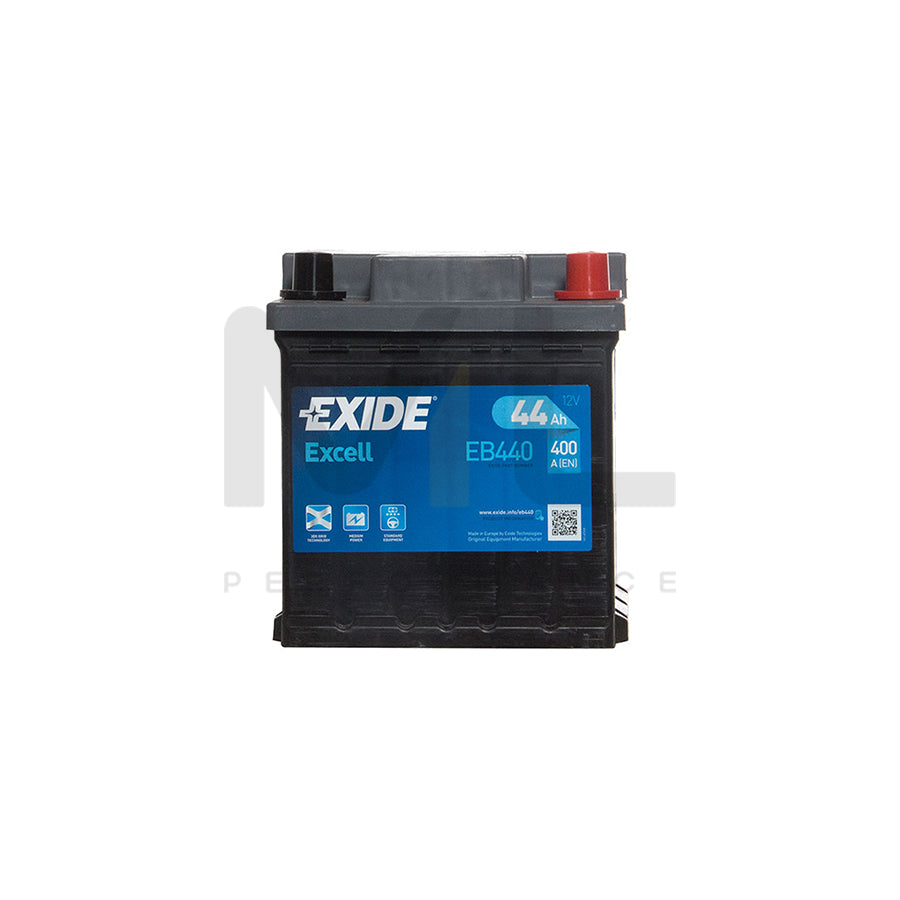 Exide Excel Car Battery 202 - 3 Year Guarantee | ML Performance UK Car Parts