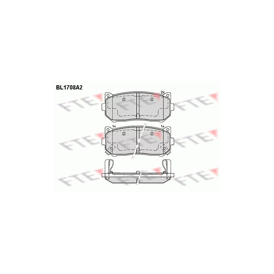 Fte BL1708A2 Brake Pad Set | ML Performance UK Car Parts