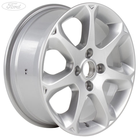 GENUINE FORD 1500437 FIESTA 16" ALLOY WHEEL 6.5J 7 SPOKE DESIGN SPARKLE SILVER 2008-2012 | ML Performance UK