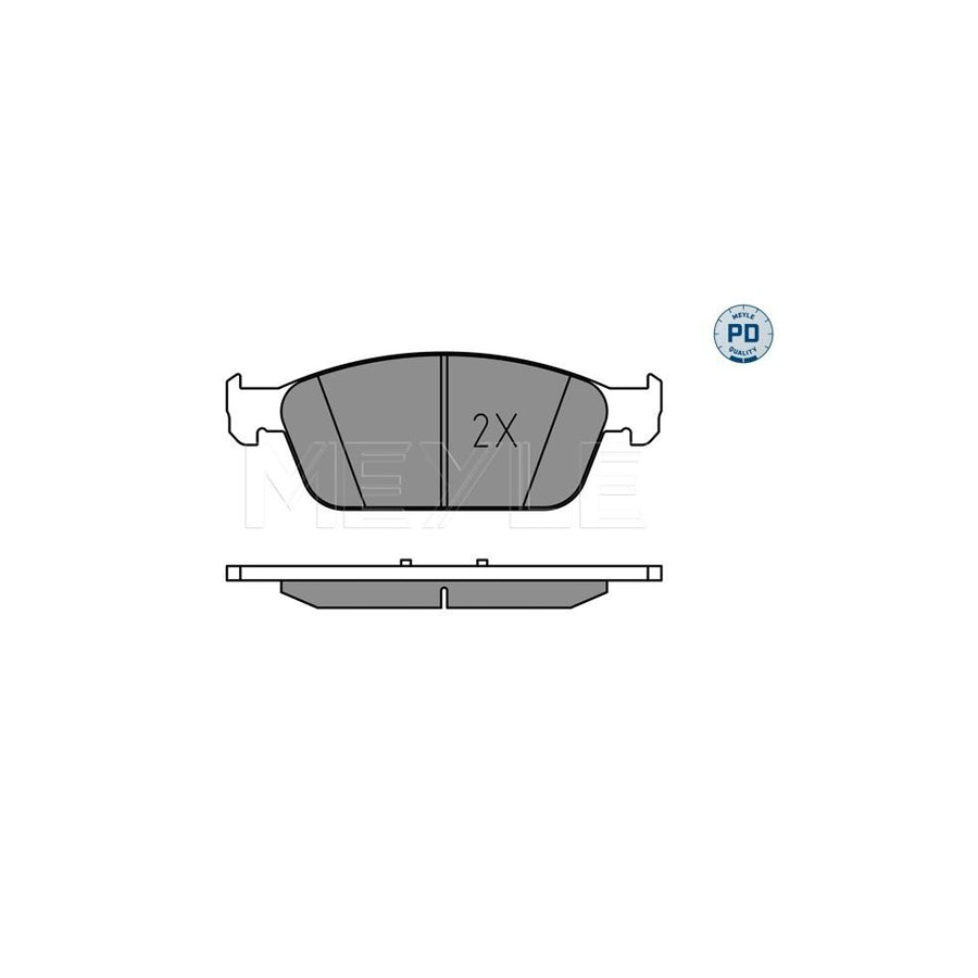 Meyle 025 255 5518/Pd Brake Pad Set