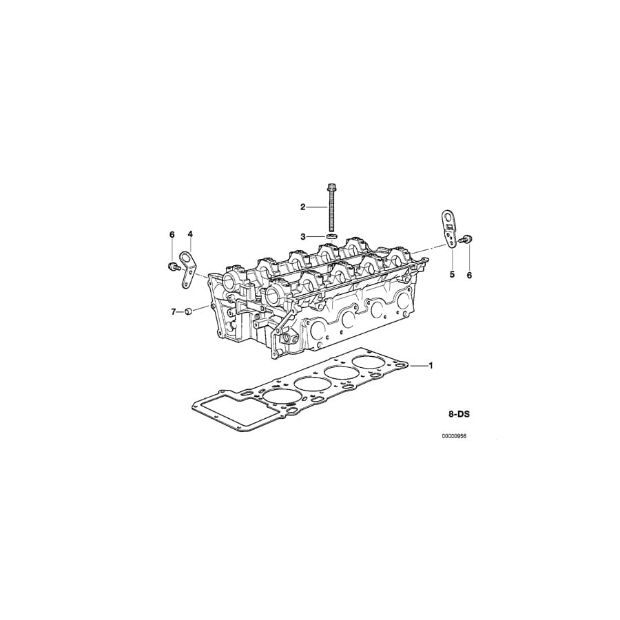 Genuine BMW 11121729561 E31 E39 E52 Shackle Zyl.5-8 (Inc. 740iL, 535i & Alpina V8) | ML Performance UK Car Parts