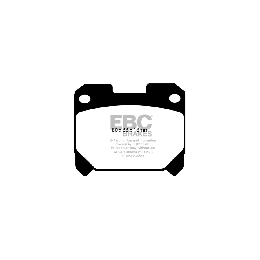 EBC PD07KR188 Toyota Celica Redstuff Rear Brake Pad & USR Disc Kit 2 | ML Performance UK Car Parts