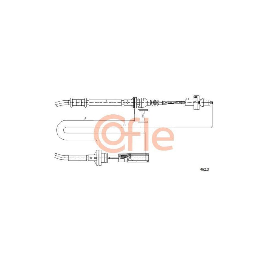 Cofle 92.462.3 Clutch Cable