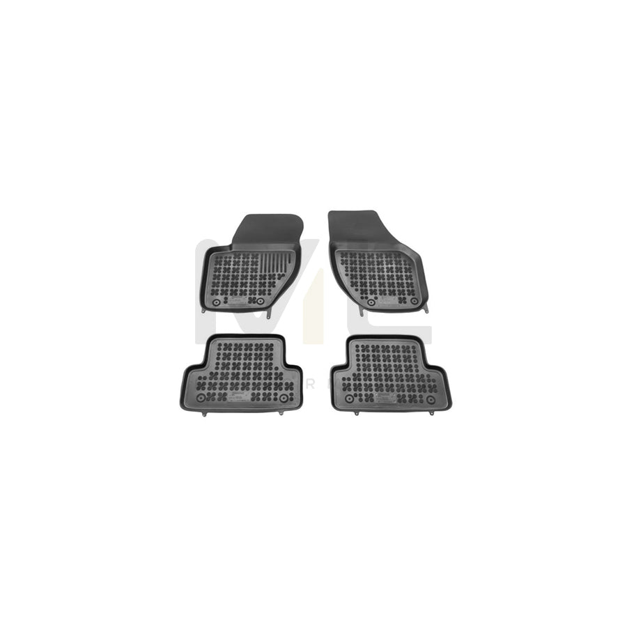 REZAW PLAST Tailored 200412 Floor mat set for VOLVO V40 Hatchback (525, 526) Elastomer, Front and Rear, Quantity: 4, Black | ML Performance Car Parts