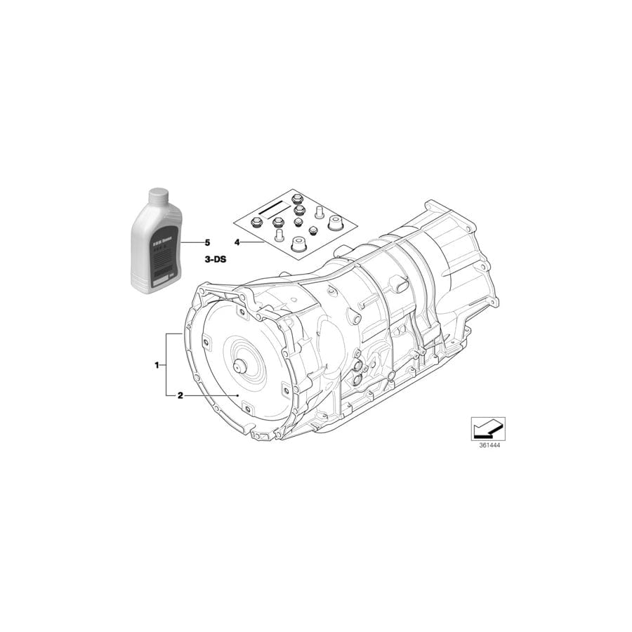 Genuine BMW 24007631059 E70 Exch. Automatic Transmission Eh GA6HP26Z (Inc.  & X5 35dX) | ML Performance UK Car Parts