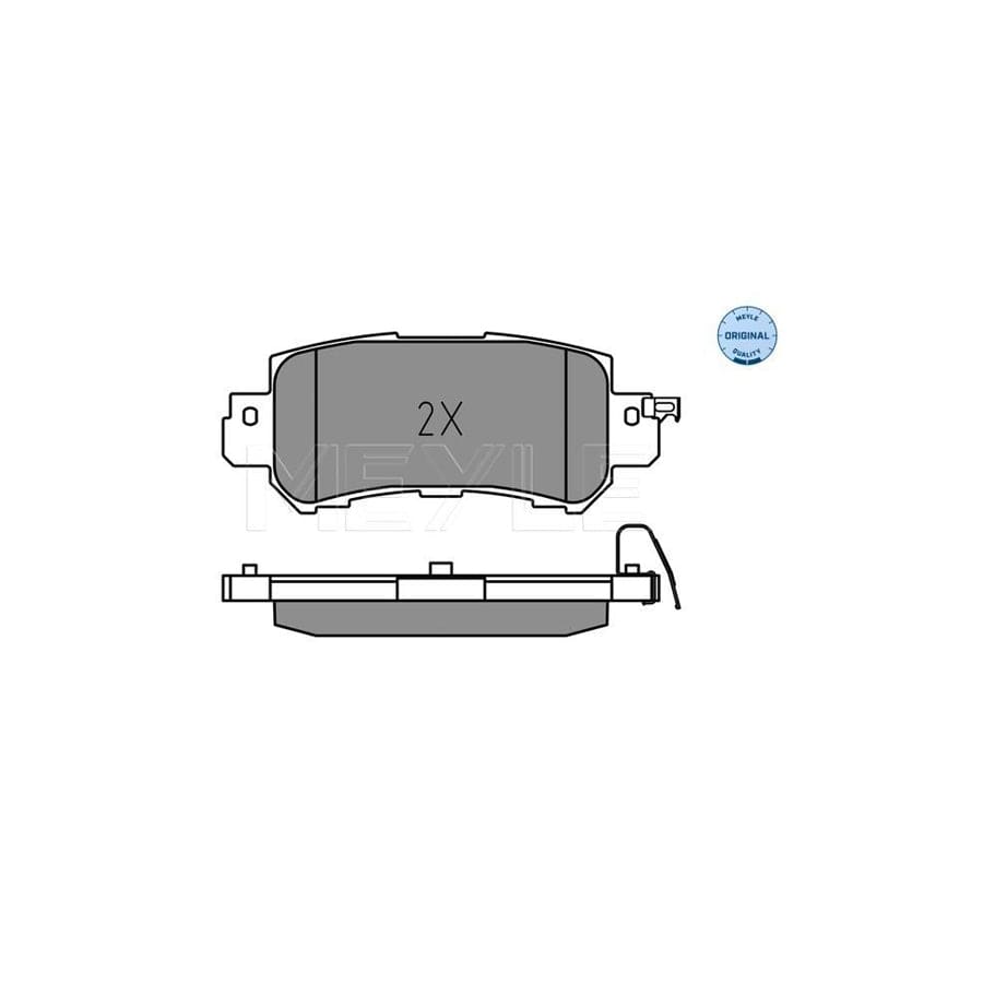 Meyle 025 255 4014 Brake Pad Set