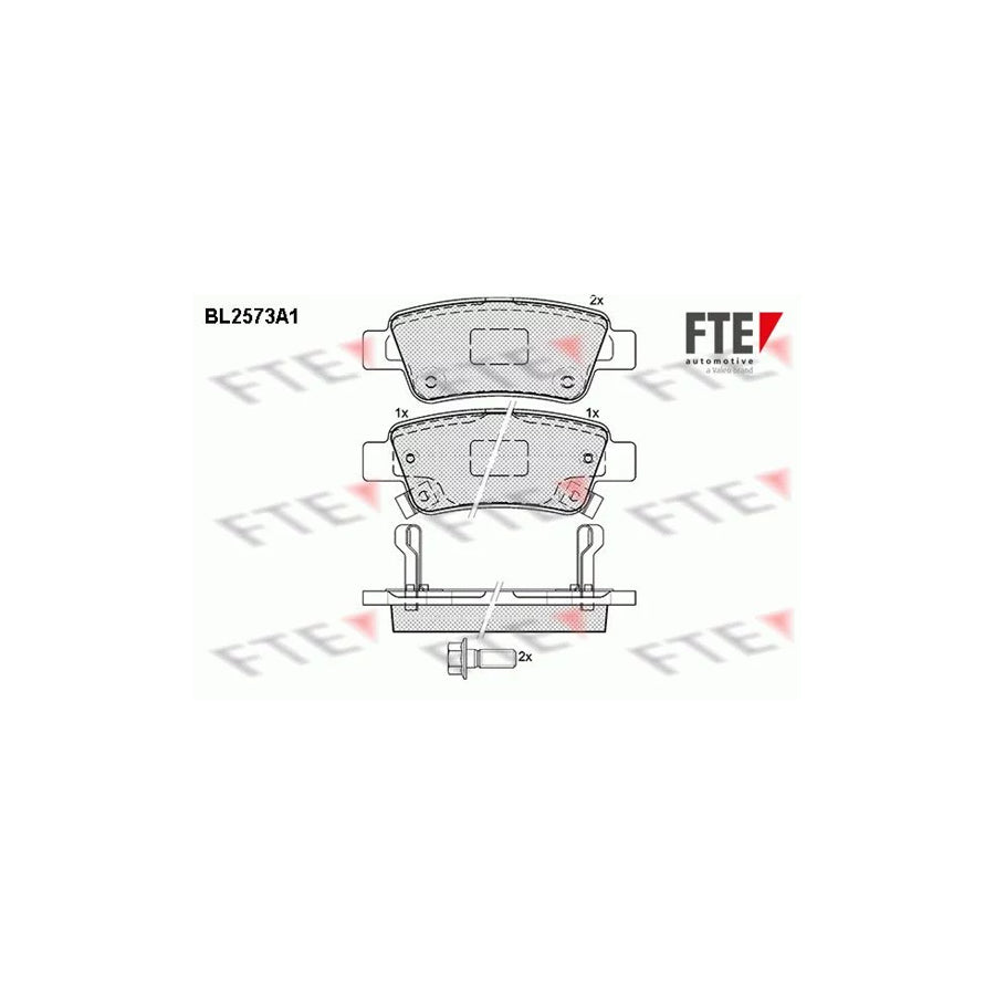 Fte BL2573A1 Brake Pad Set For Honda Cr-V | ML Performance UK Car Parts