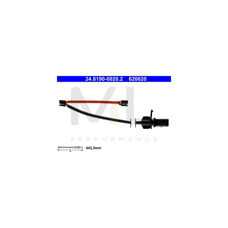 ATE 24.8190-0020.2 Brake pad wear sensor | ML Performance Car Parts