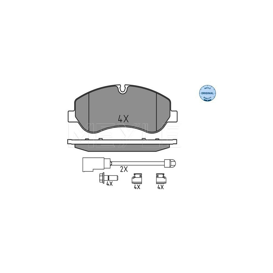 Meyle 025 256 0217 Brake Pad Set