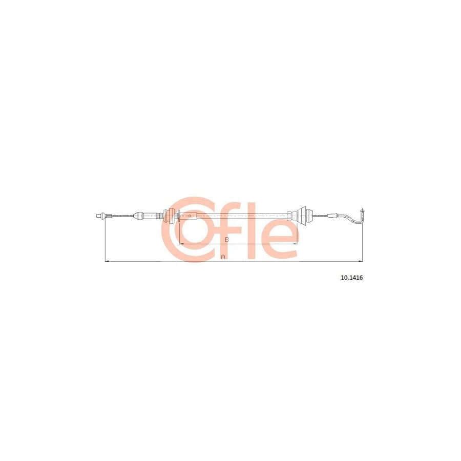 COFLE 10.1416 Throttle Cable | ML Performance UK Car Parts