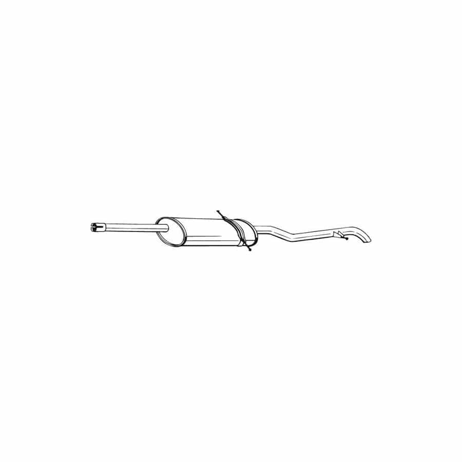 Bosal 286-555 Rear Silencer Suitable For Mercedes-Benz Vaneo (W414)