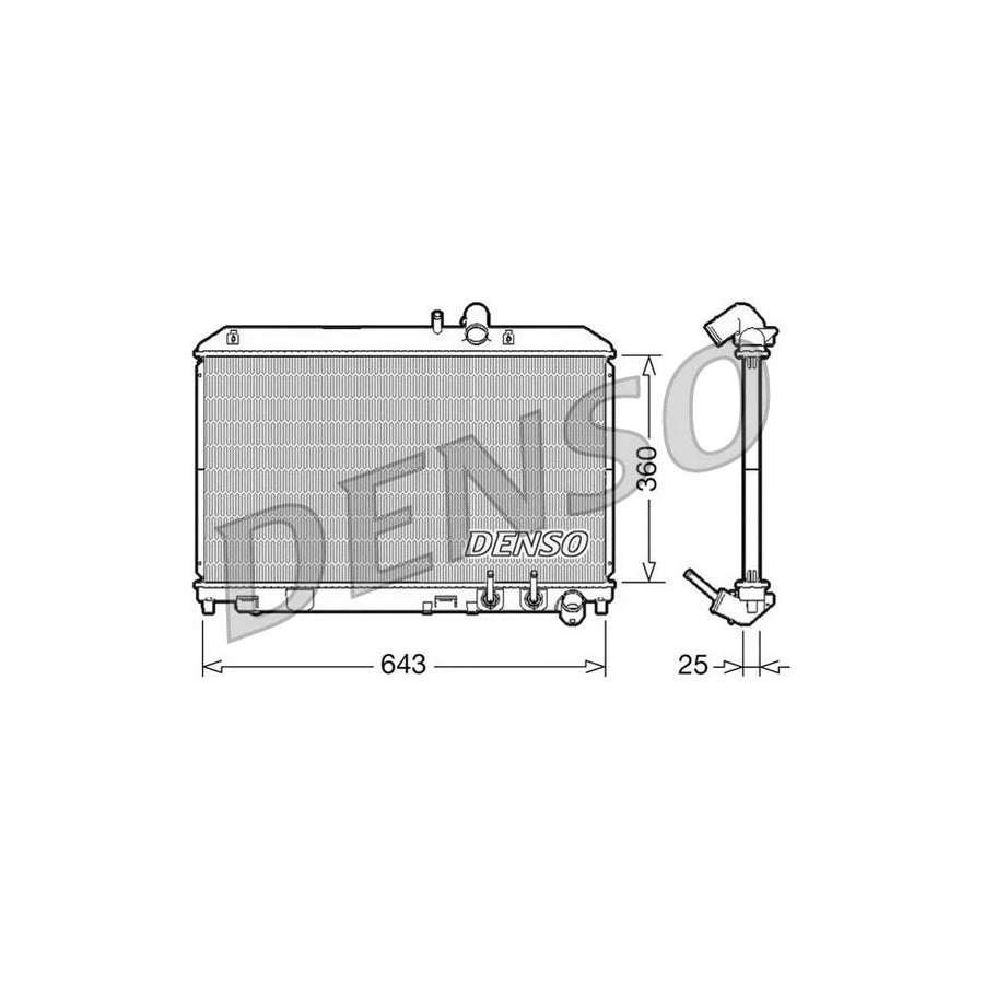 Denso DRM44012 Drm44012 Engine Radiator For Mazda Rx-8 (Se, Fe) | ML Performance UK