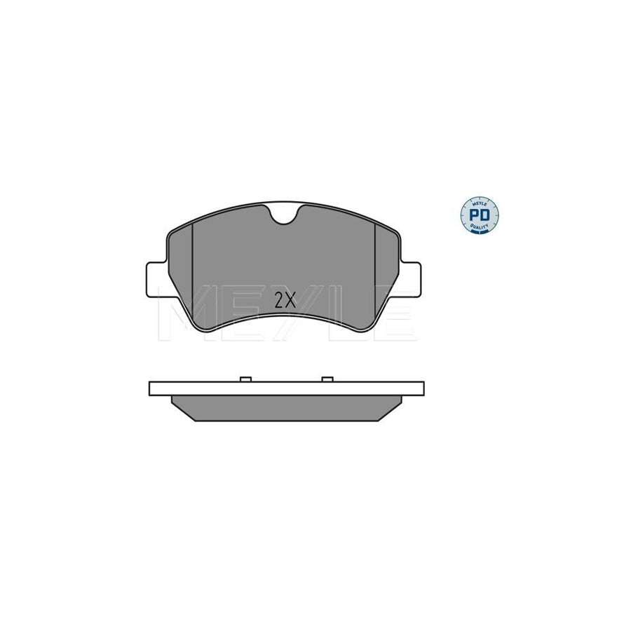 Meyle 025 256 0418/Pd Brake Pad Set