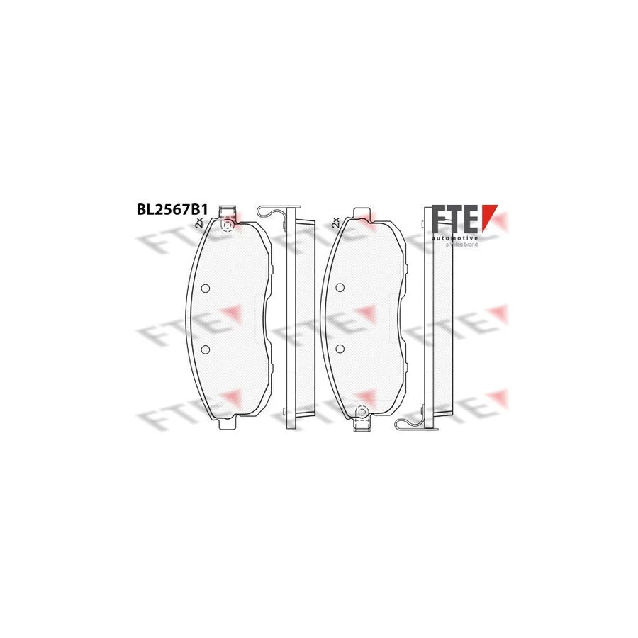 Fte BL2567B1 Brake Pad Set | ML Performance UK Car Parts