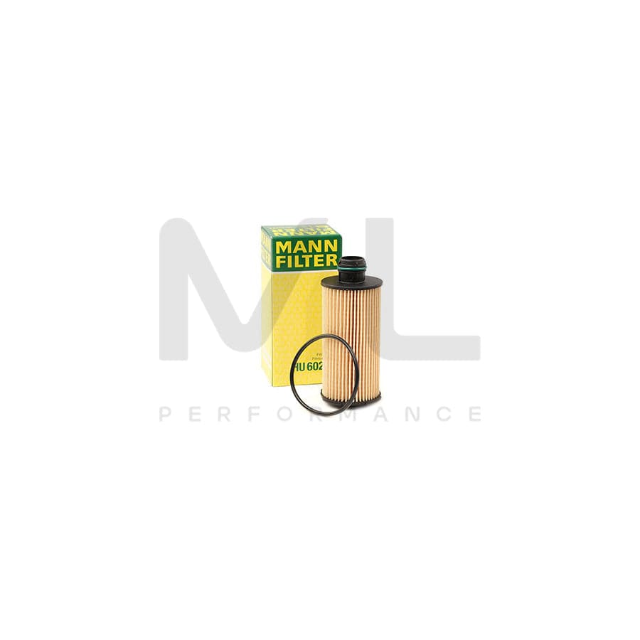 MANN-FILTER HU 6026 z Oil Filter with seal, Filter Insert | ML Performance Car Parts