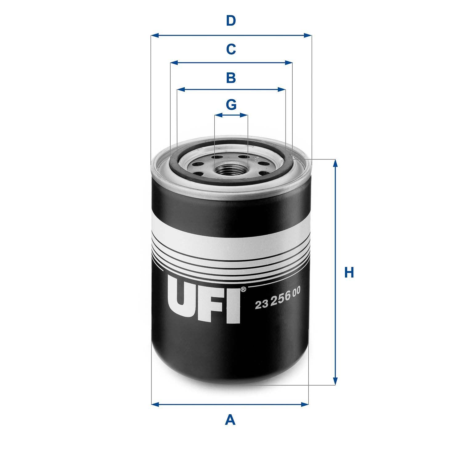 UFI 23.256.00 Oil Filter