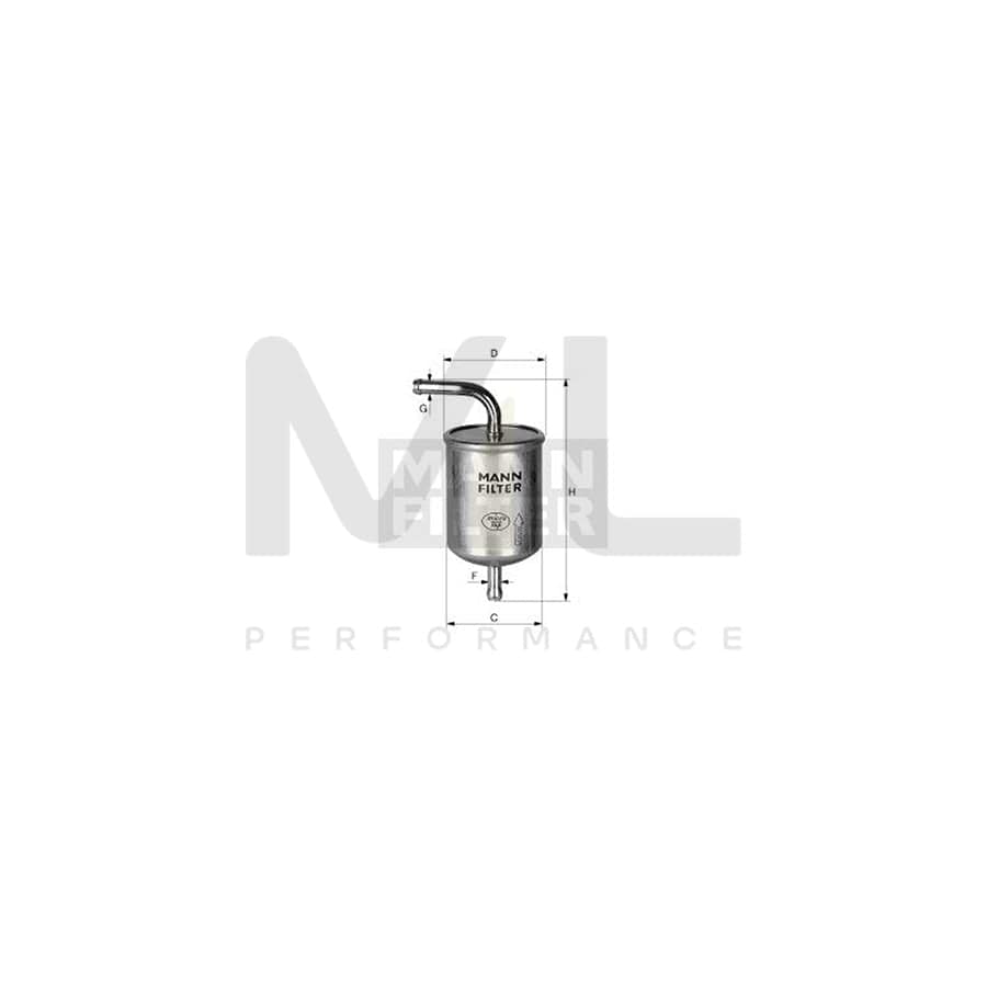 MANN-FILTER WK 56 Fuel filter In-Line Filter | ML Performance Car Parts