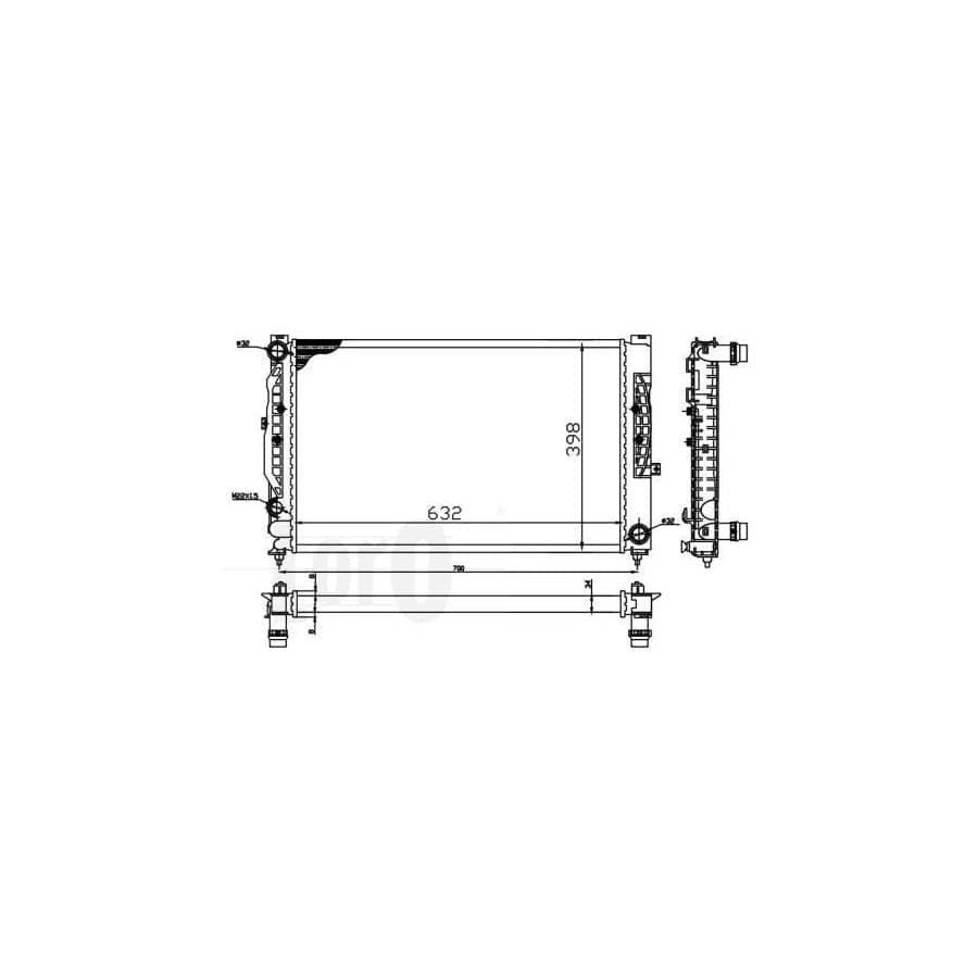 Abakus 0530170055 Engine Radiator | ML Performance UK