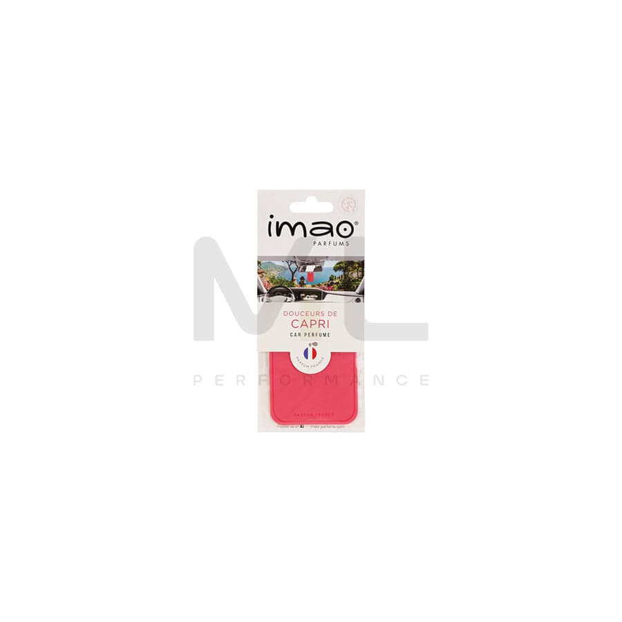 Imao 31 days, Douceurs De Capri 1710890 Car air freshener Blister Pack, Red | ML Performance Car Parts