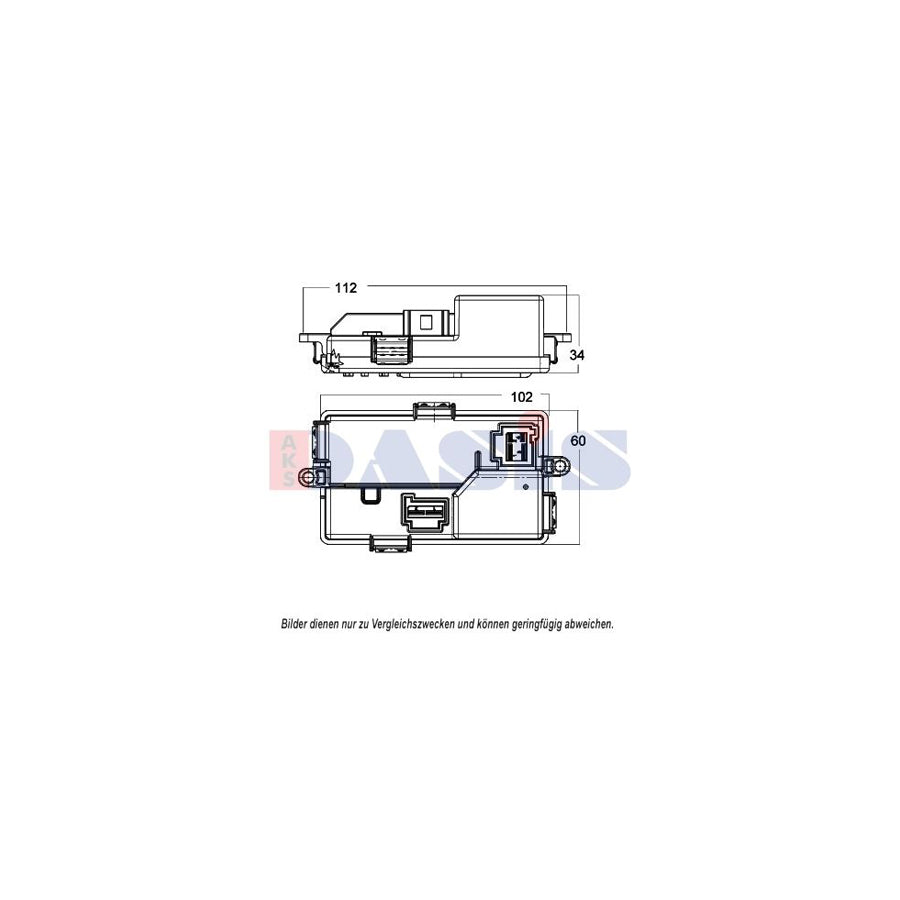 AKS Dasis 700017N Regulator, Passenger Compartment Fan | ML Performance UK