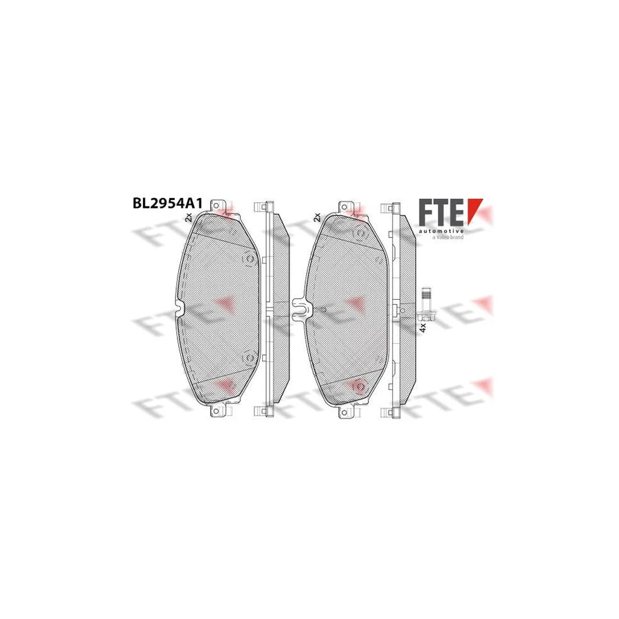 Fte 9011197 Brake Pad Set | ML Performance UK Car Parts