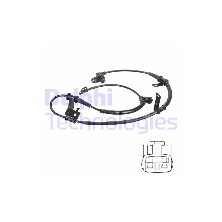 Delphi Ss20535 Abs Sensor For Kia Soul I (Am)