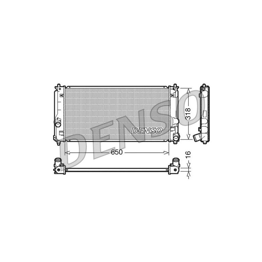 Denso DRM50044 Drm50044 Engine Radiator For Toyota Celica Vii Coupe (T230) | ML Performance UK