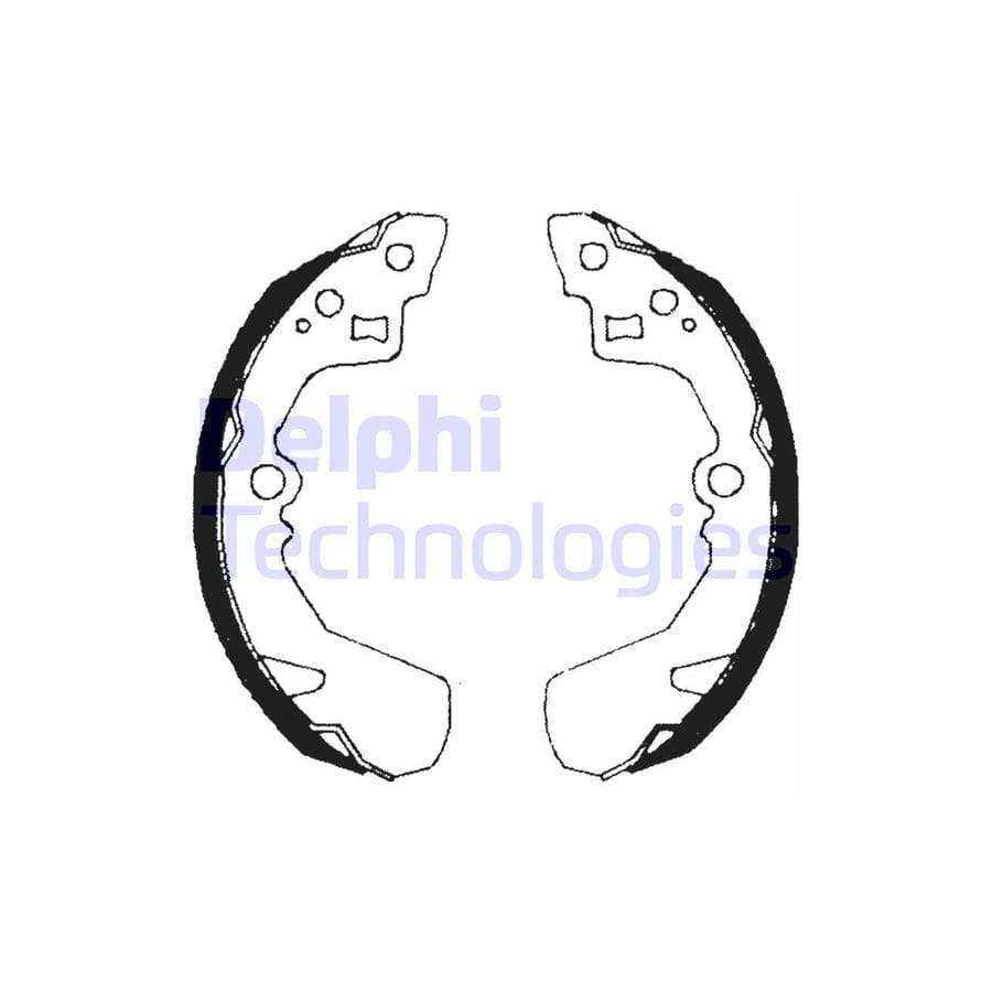 Delphi Ls1685 Brake Shoe Set