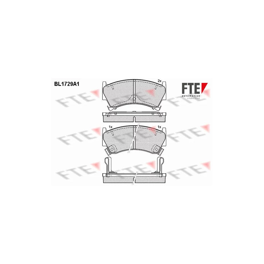 Fte BL1729A1 Brake Pad Set | ML Performance UK Car Parts