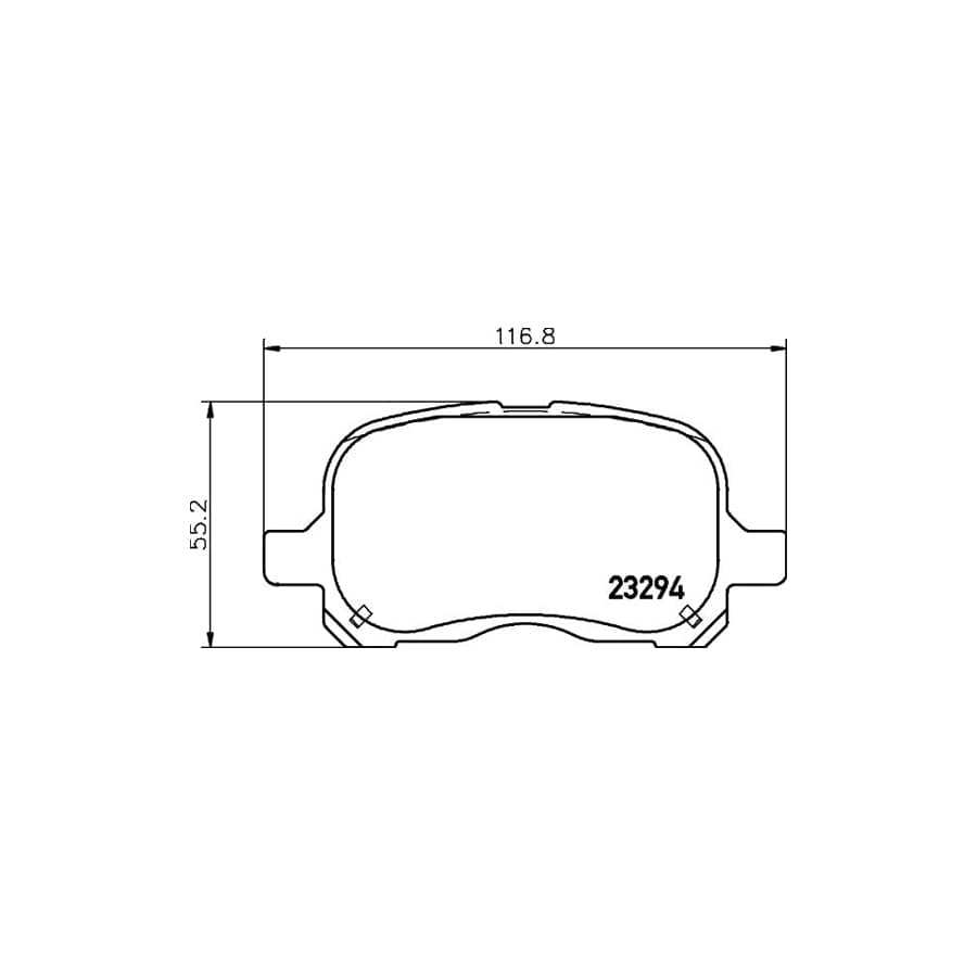 Mintex Mdb1897 Brake Pad Set