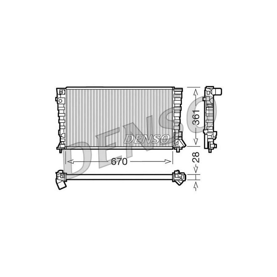 Denso DRM07020 Drm07020 Engine Radiator | ML Performance UK