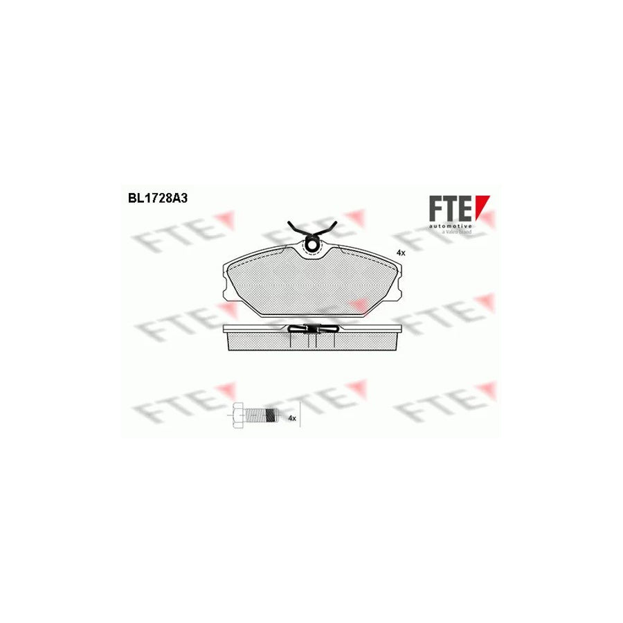 Fte BL1728A3 Brake Pad Set | ML Performance UK Car Parts