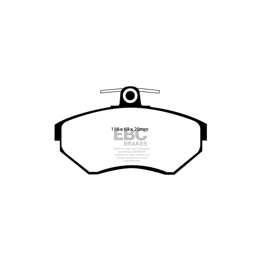 EBC PDKF2120 VW B4 Ultimax Front Brake Pad & Plain Disc Kit - Girling/TRW Caliper 2 | ML Performance UK Car Parts