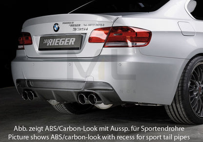 Rieger 00053460 BMW 3 Series E92 E93 Rear Diffuser 3 | ML Performance UK Car Parts