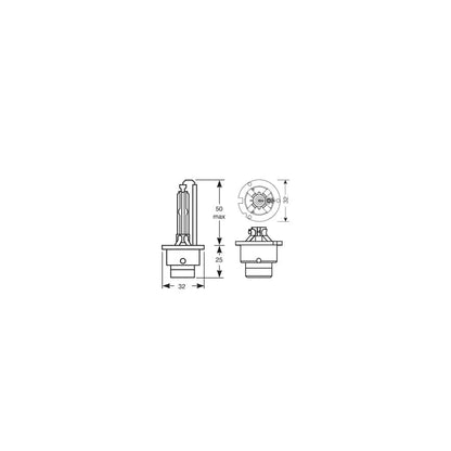 RING R85122 85V 35W D2S (Projection) Gas Discharge Bulb | ML Performance