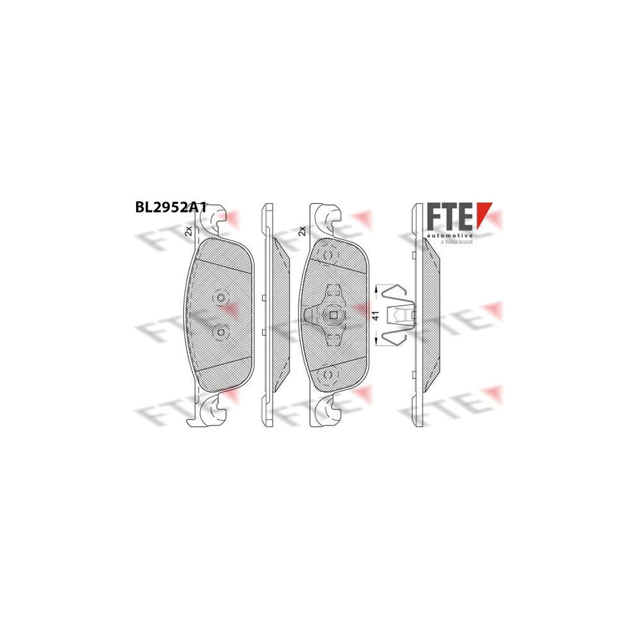 Fte 9011195 Brake Pad Set | ML Performance UK Car Parts