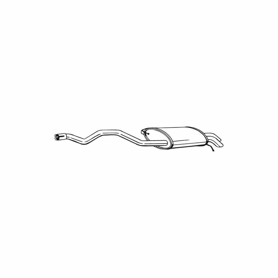 Bosal 286-489 Rear Silencer