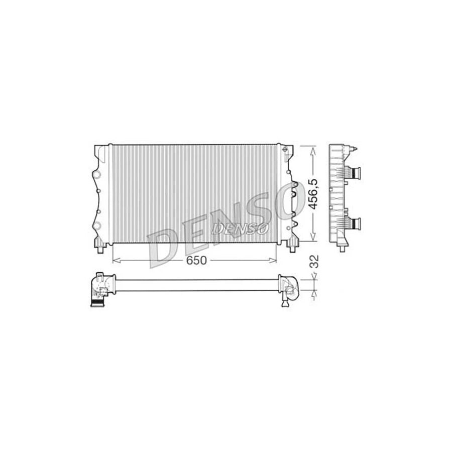 Denso DRM23025 Drm23025 Engine Radiator For Renault Espace Iii (Je) | ML Performance UK