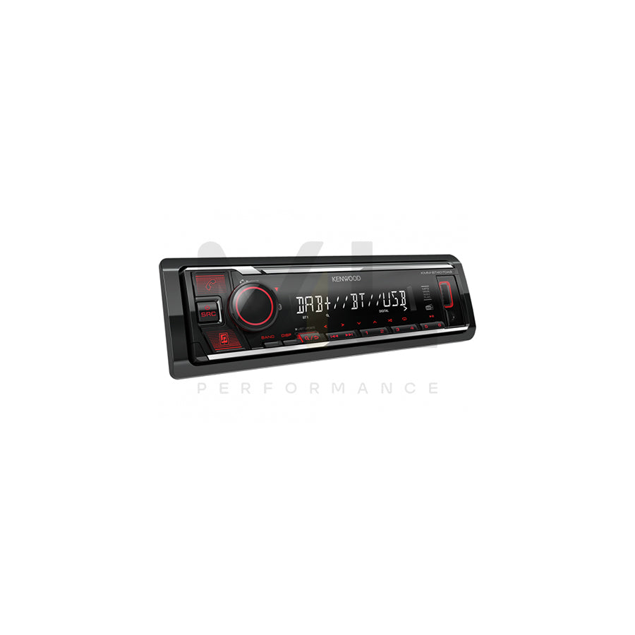 KENWOOD KMM-BT407DAB Car stereo 1 DIN, LCD, 14.4V, FLAC, MP3, WAV, WMA | ML Performance Car Parts