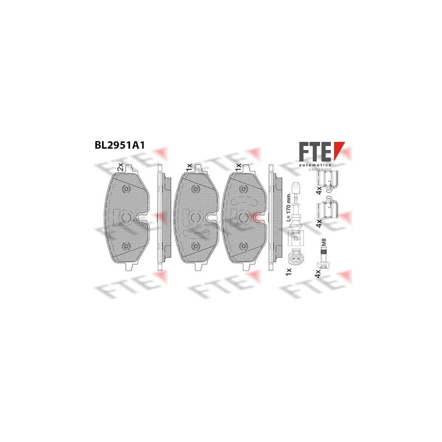 Fte 9011194 Brake Pad Set | ML Performance UK Car Parts