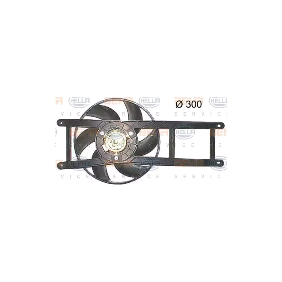 Hella 8EW 351 150-214 Fan, Radiator