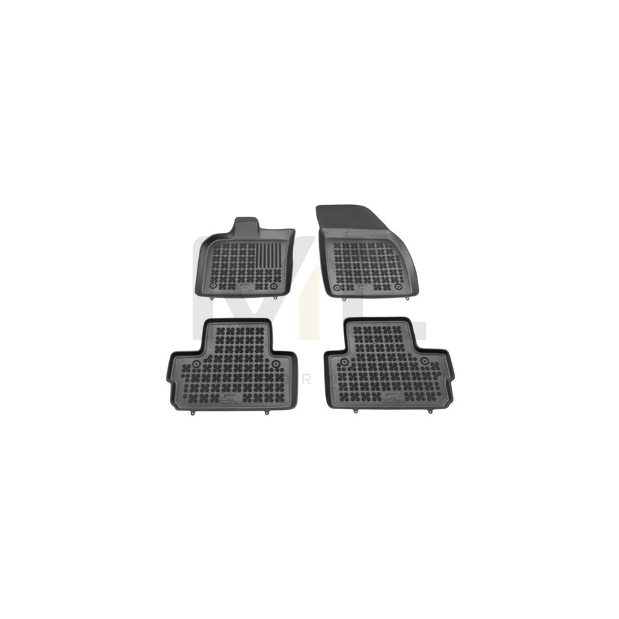 REZAW PLAST Tailored 200407 Floor mat set for VOLVO C30 (533) Elastomer, Front and Rear, Quantity: 4, Black | ML Performance Car Parts